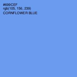 #699CEF - Cornflower Blue Color Image